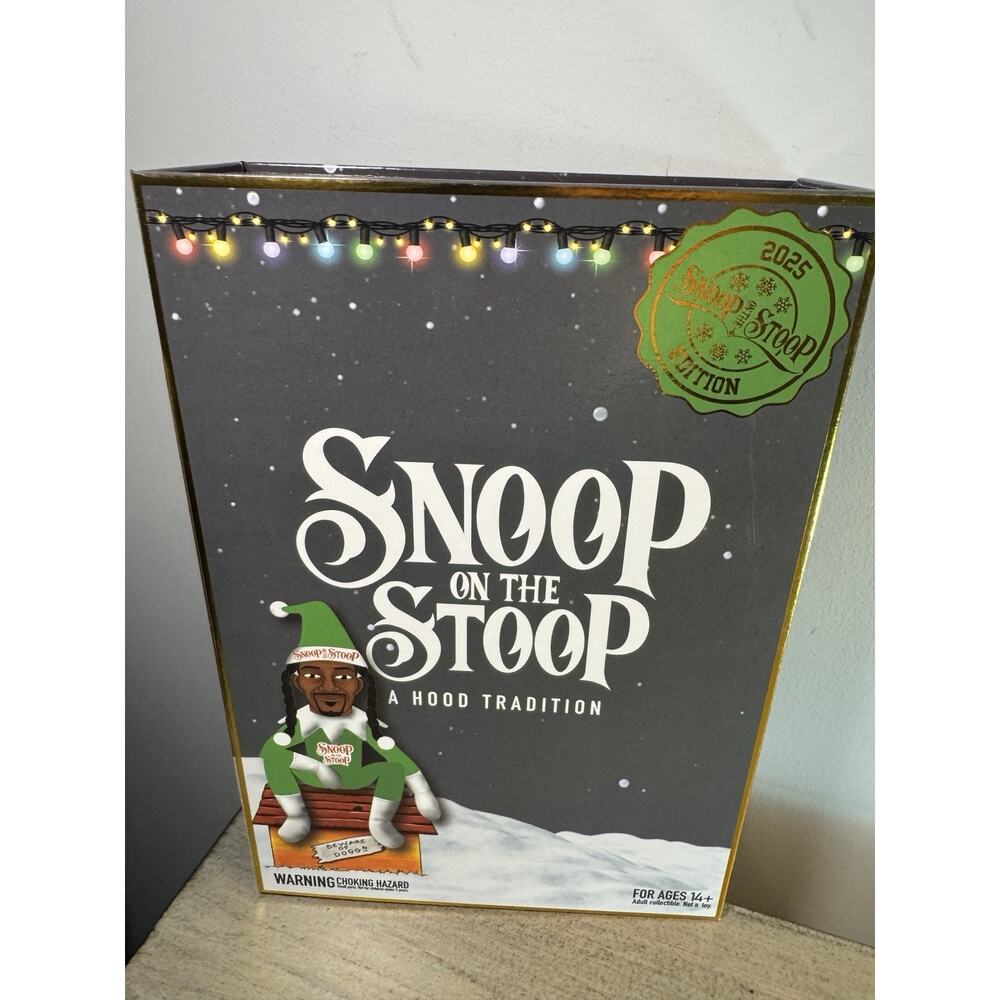 2025 Snoop Dogg 10.5" Snoop on the Stoop Holiday Doll Official Christmas Figure